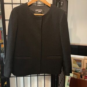 Vince Black Textured Women's Blazer